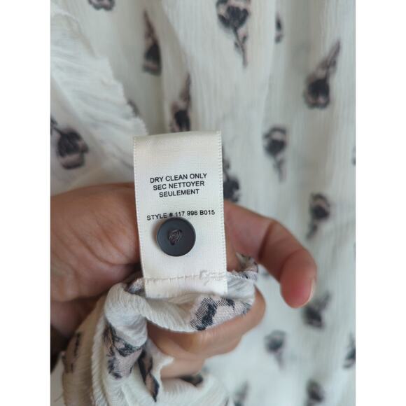 Rebecca Taylor Sleeveless Tulip Clip Top - Size 4 - Picture 5 of 5